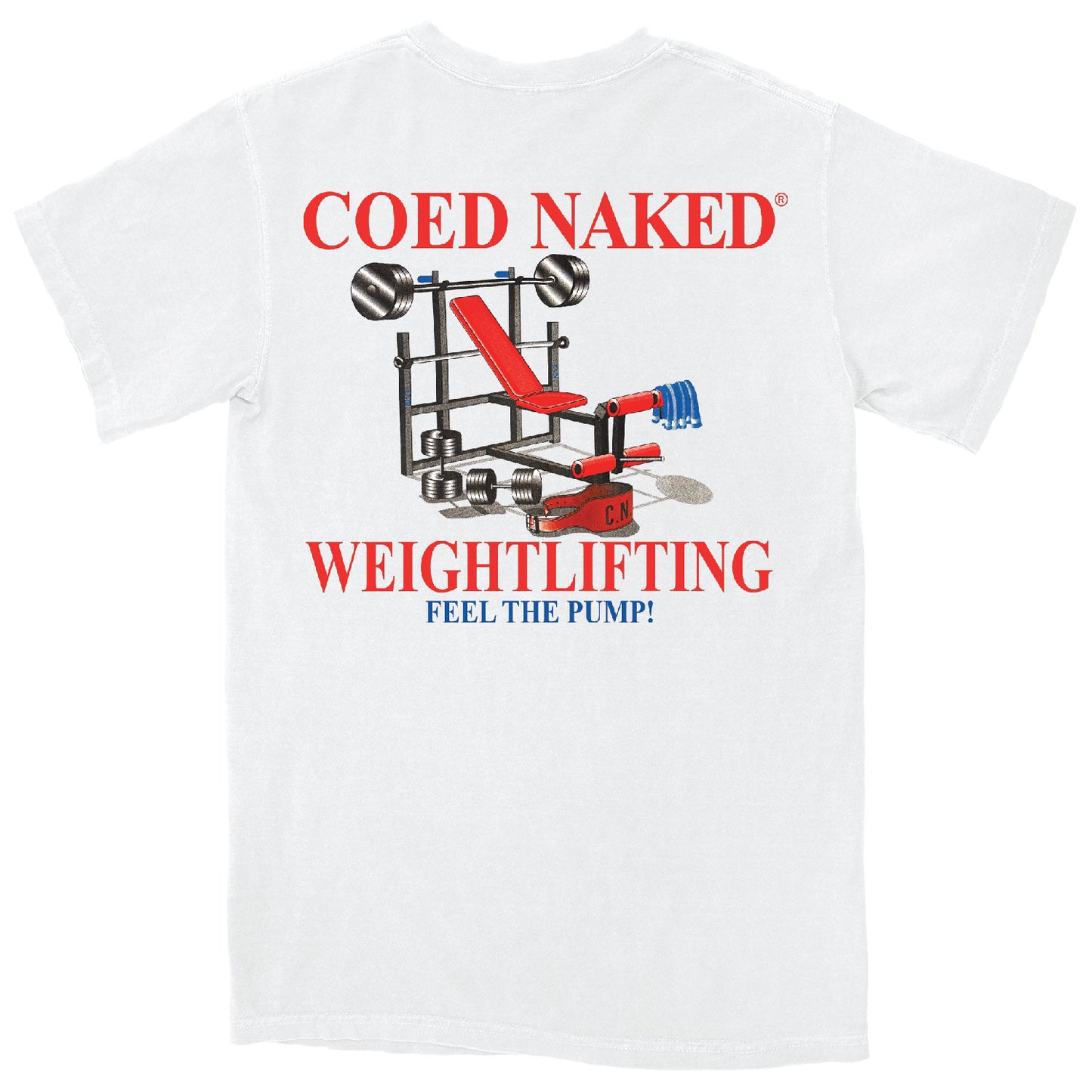 Coed Naked Weightlifting Vintage T-Shirt