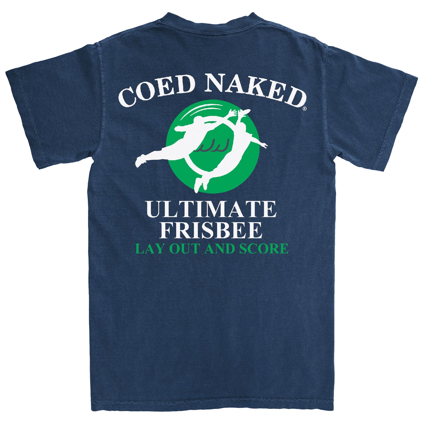 Coed Naked Ultimate Frisbee T-Shirt