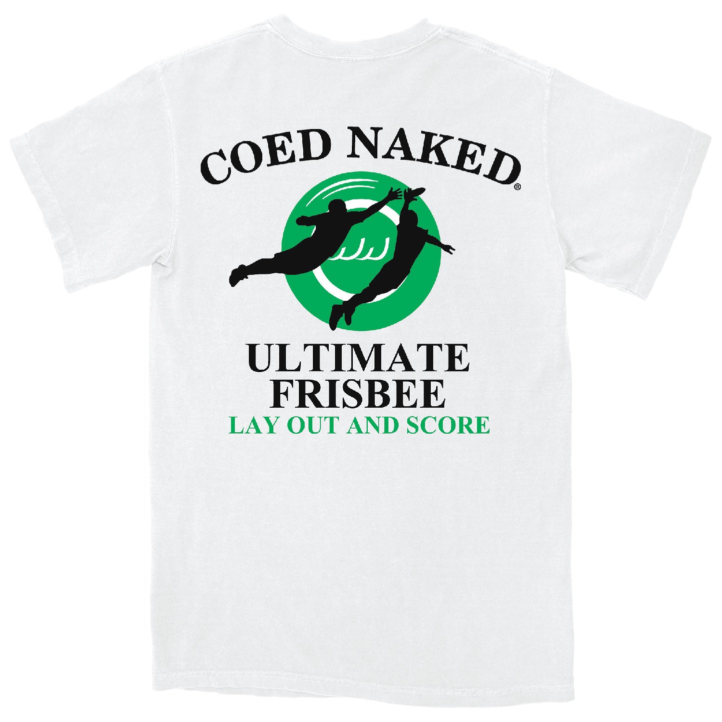 Coed Naked Ultimate Frisbee T-Shirt