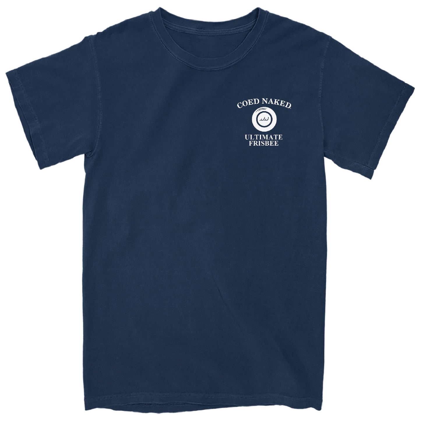 Coed Naked Ultimate Frisbee T-Shirt