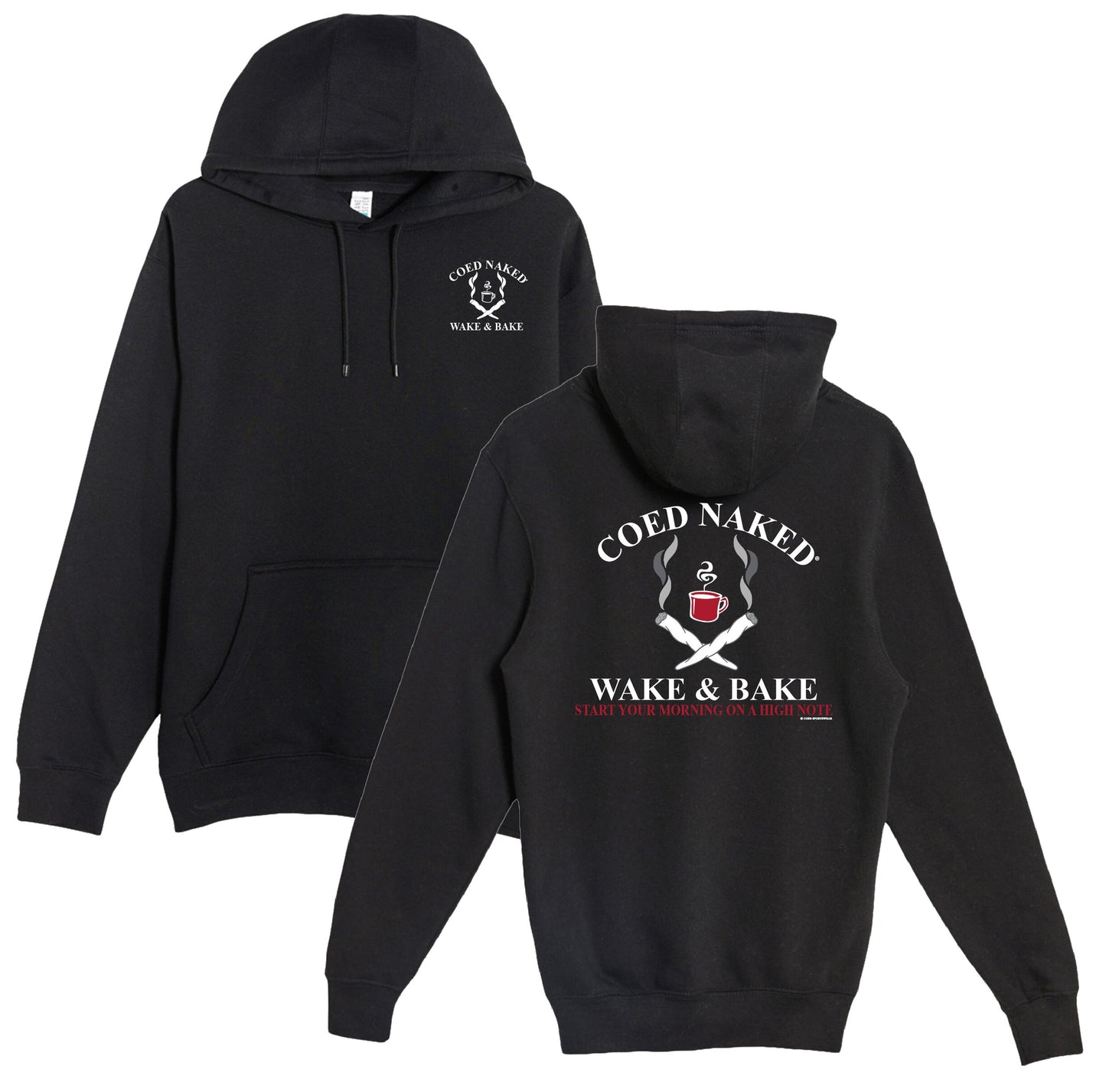 Coed Naked Wake & Bake Hoodie