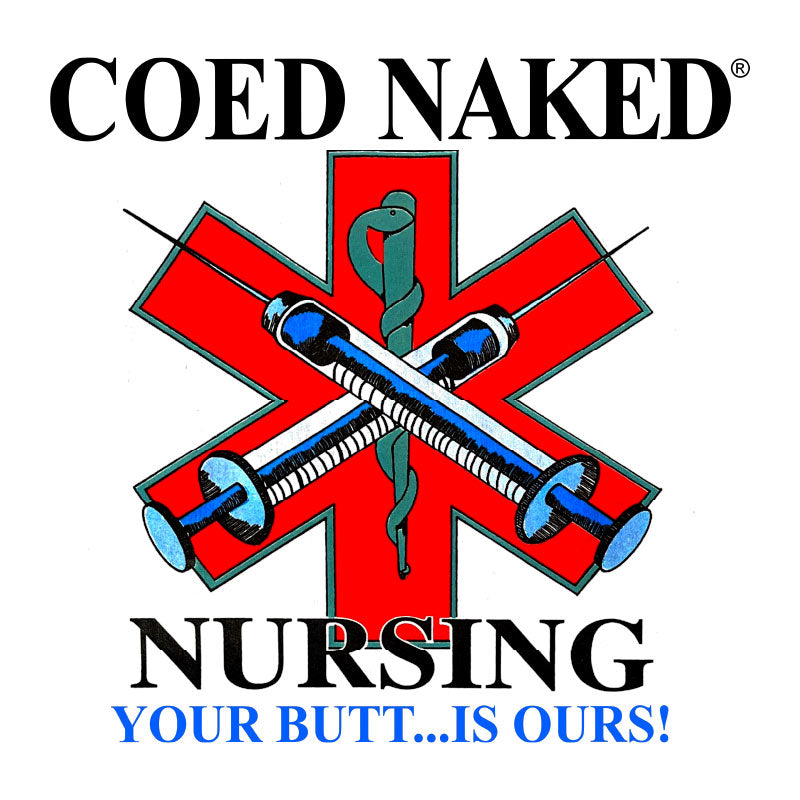 Coed Naked Nursing Vintage T-Shirt
