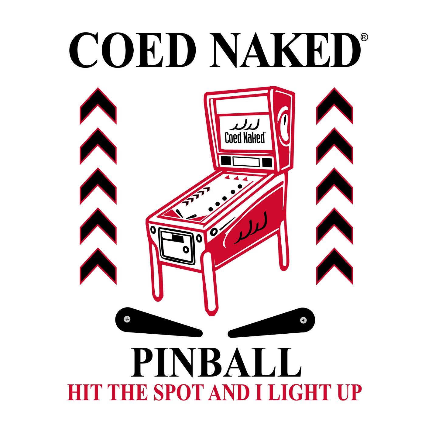 Coed Naked Pinball T-Shirt