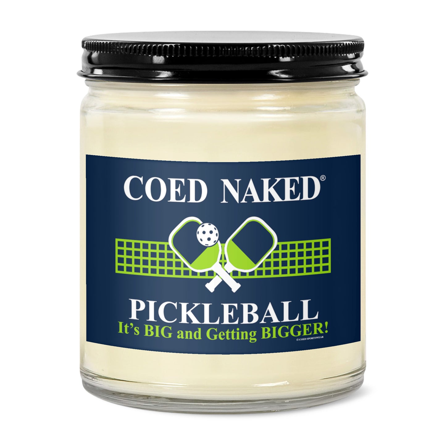 Coed Naked Pickleball 9oz Soy Candle