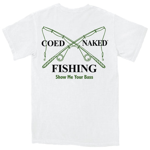 Coed Naked Fishing Tee – Hook, Line & Exposure