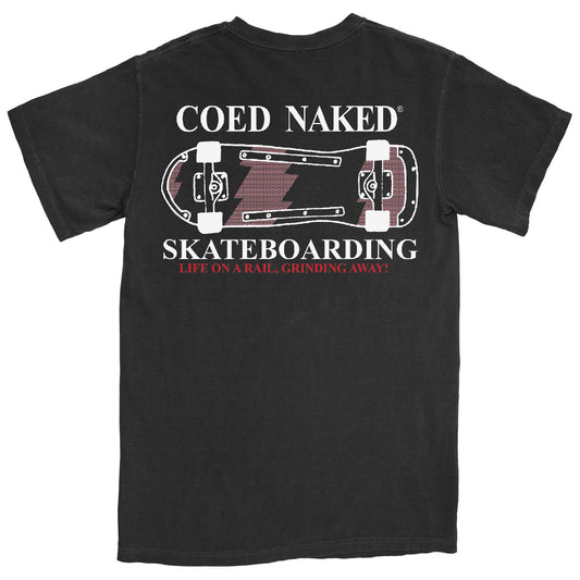 Coed Naked Skateboarding T-Shirt