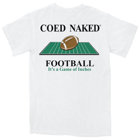 Coed Naked Football Tee – Go Deep