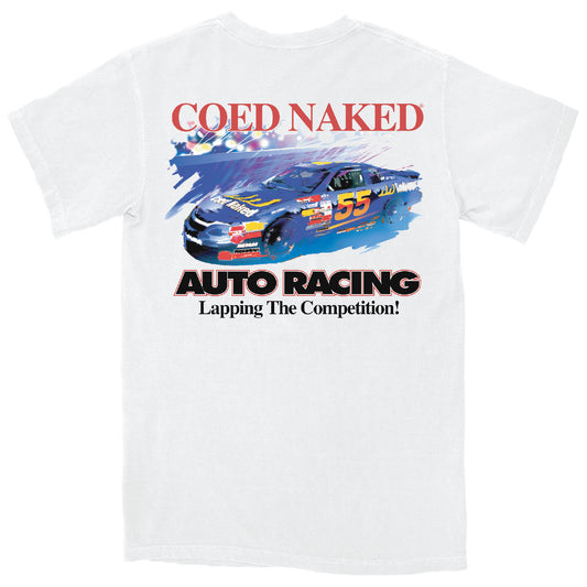 Coed Naked Auto Racing T-Shirt