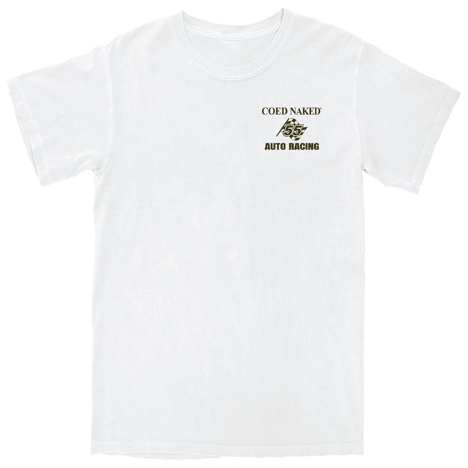 Coed Naked Auto Racing T-Shirt