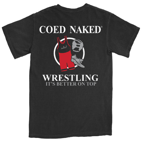 Coed Naked Wrestling Tee – Let’s Get Physical