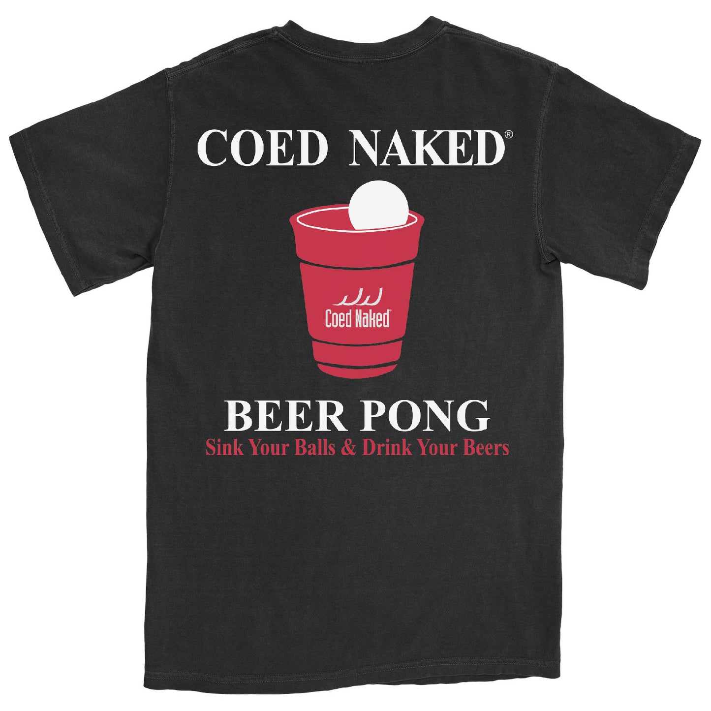 Coed Naked Beer Pong T-Shirt