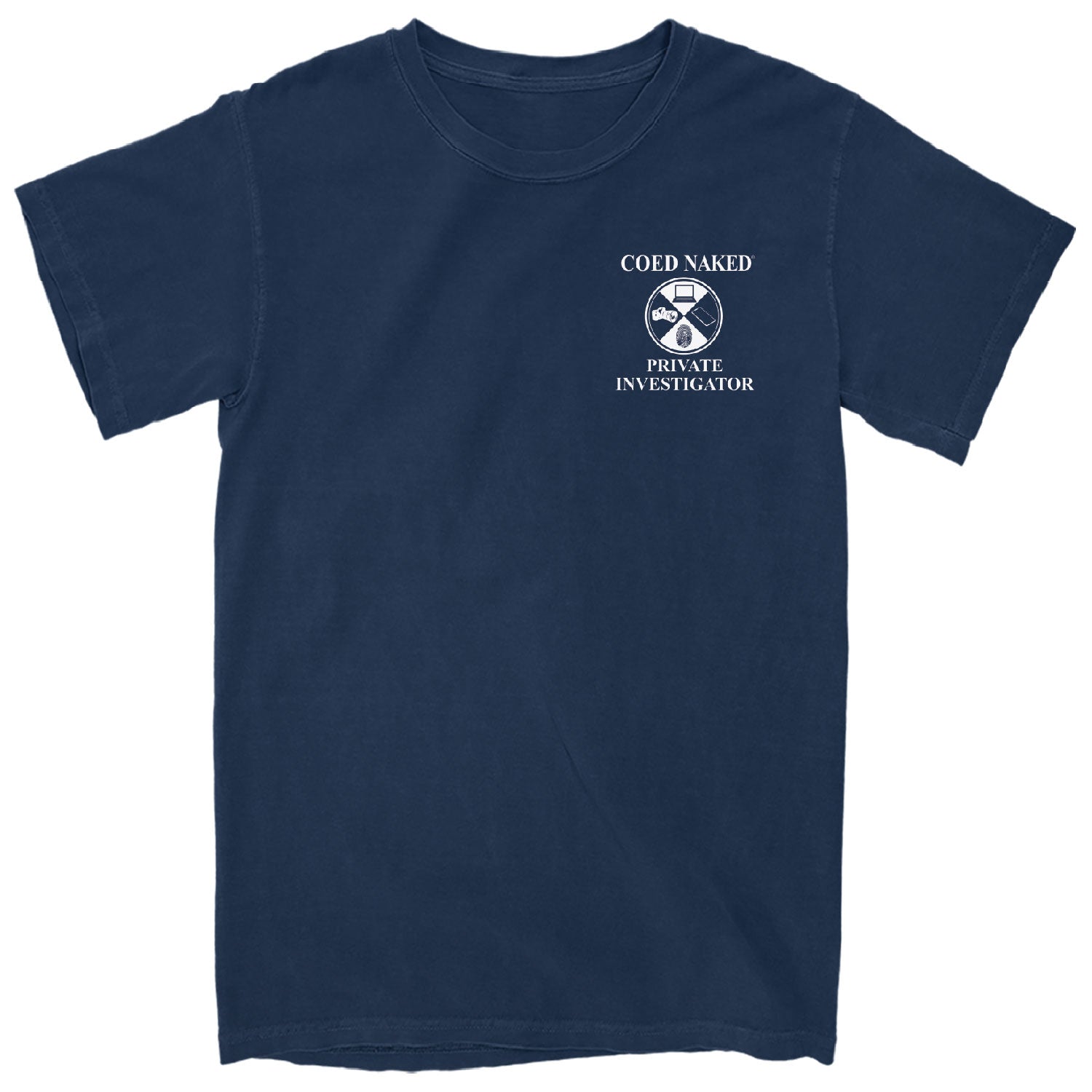 Coed Naked Private Investigator T-Shirt