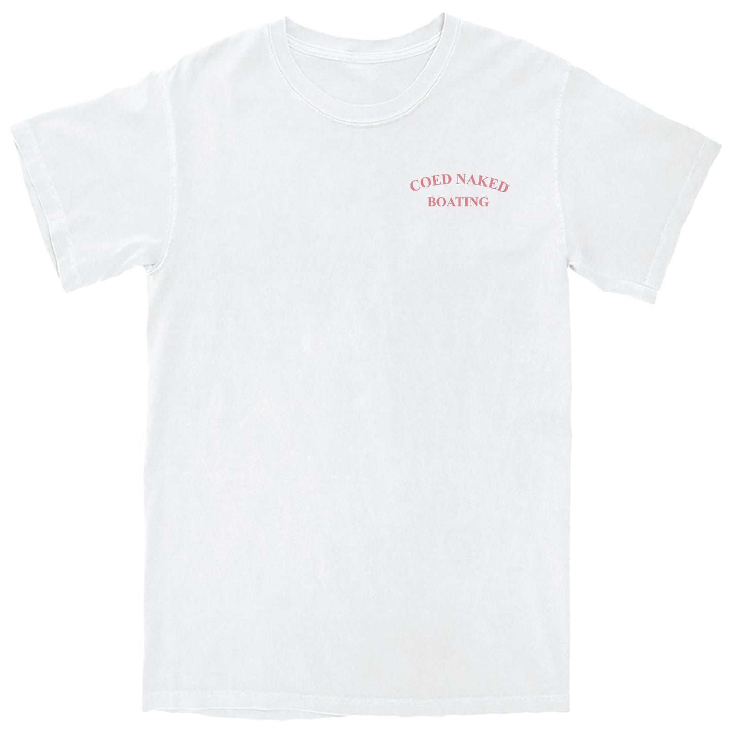 Coed Naked Boating Vintage T-Shirt Front
