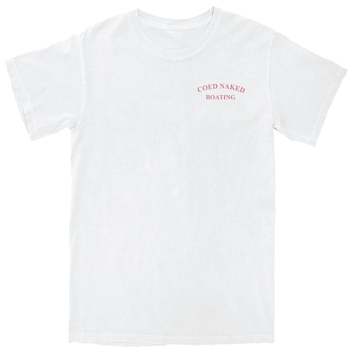 Coed Naked Boating Vintage T-Shirt Front