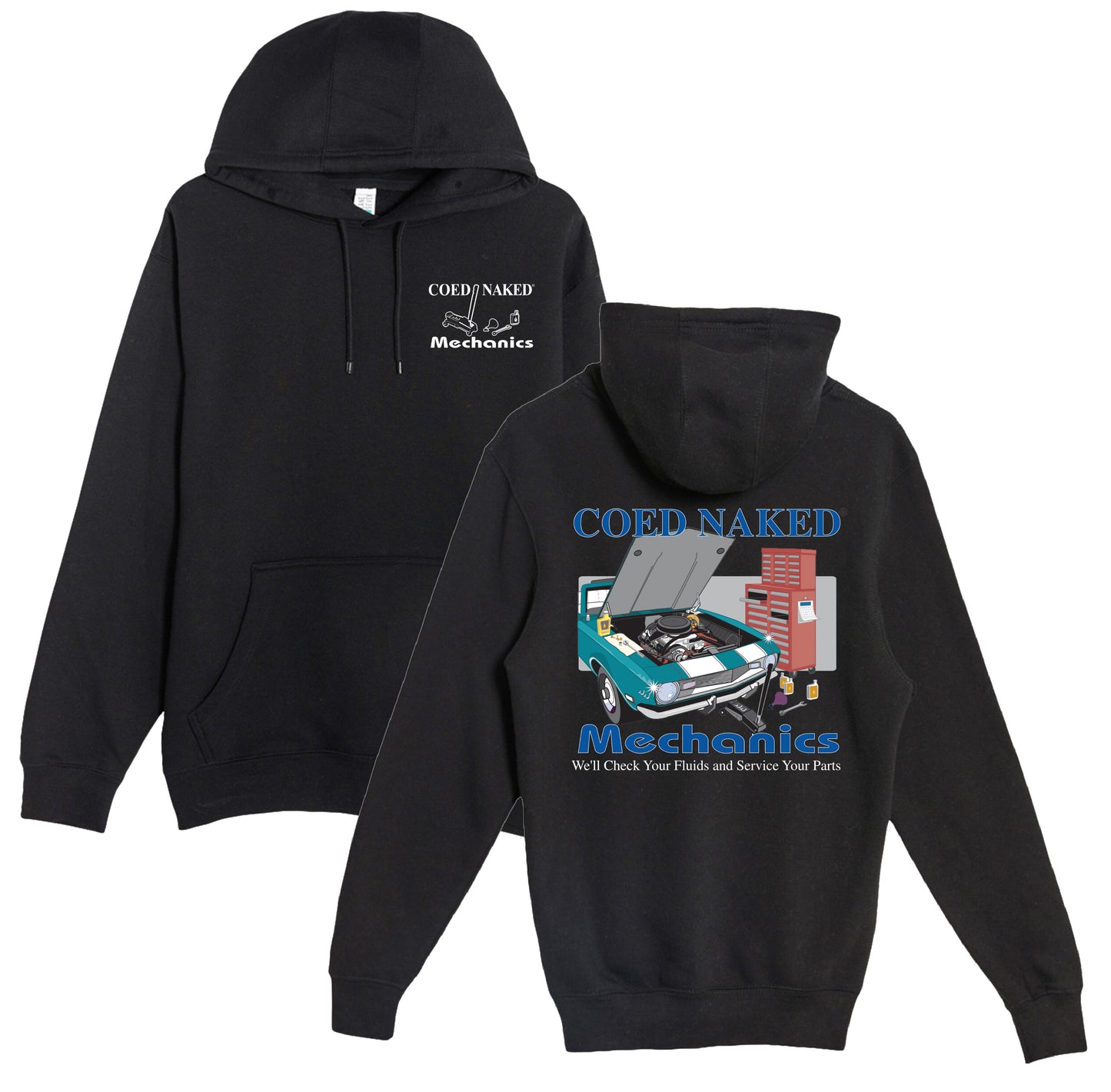 Coed Naked Mechanics Hoodie