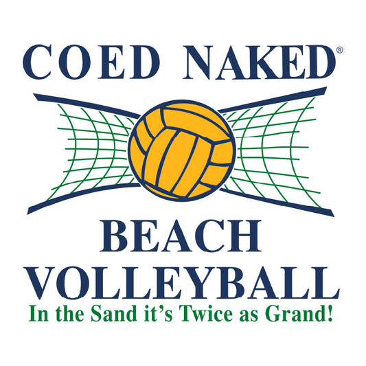 Coed Naked Beach Volleyball T-Shirt