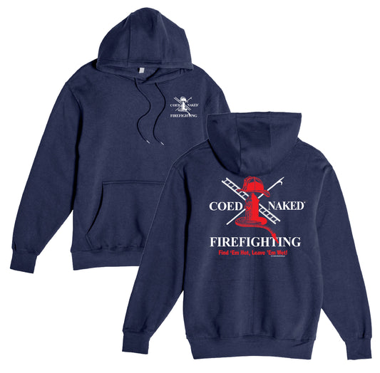Coed Naked Firefighting Hoodie