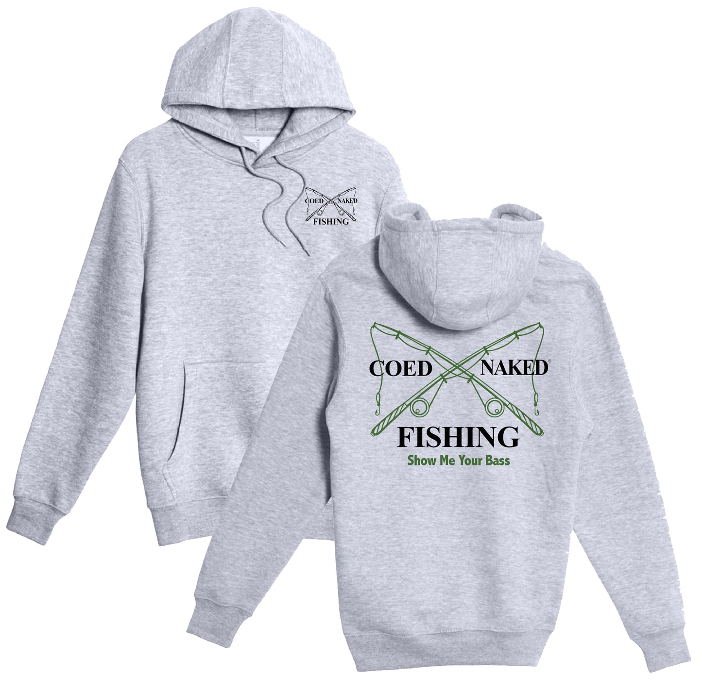 Coed Naked Fishing Hoodie