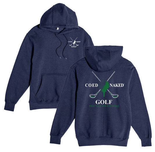 Coed Naked Golf Hoodie