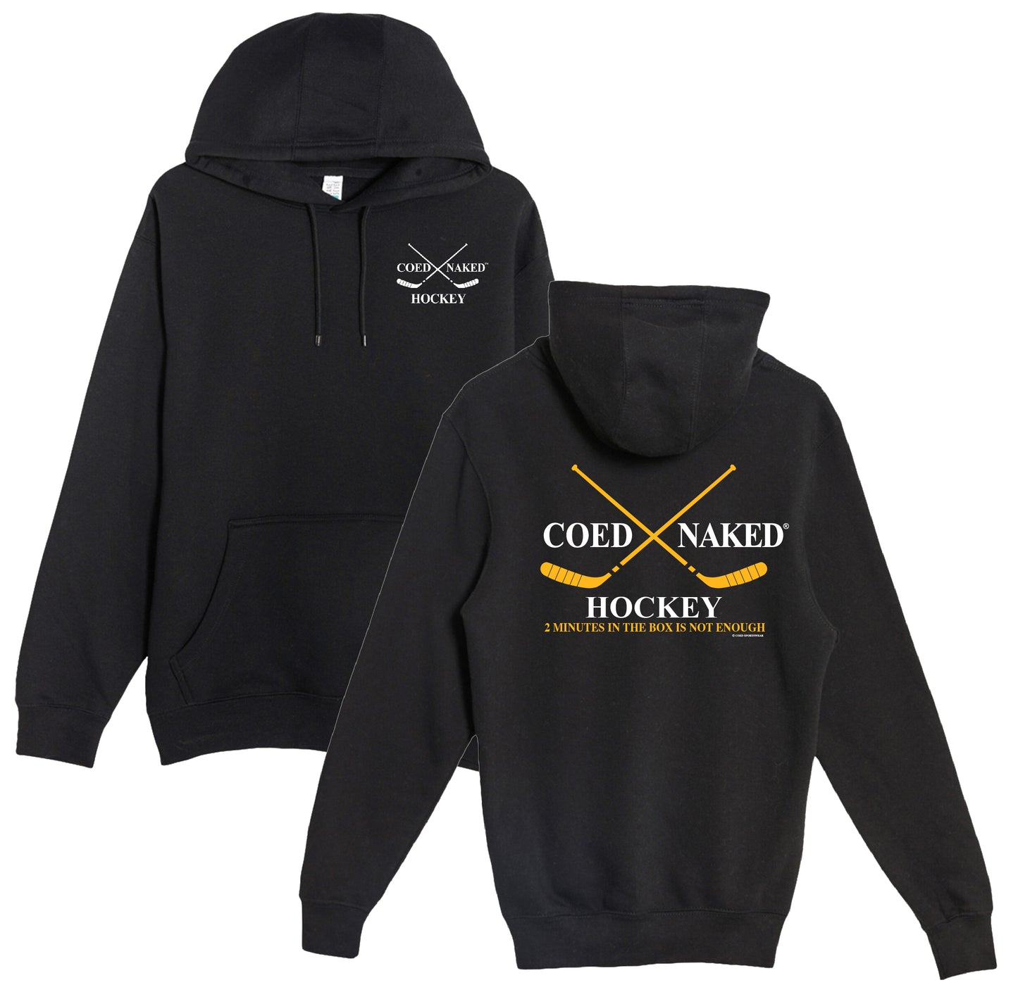 Coed Naked Hockey Hoodie