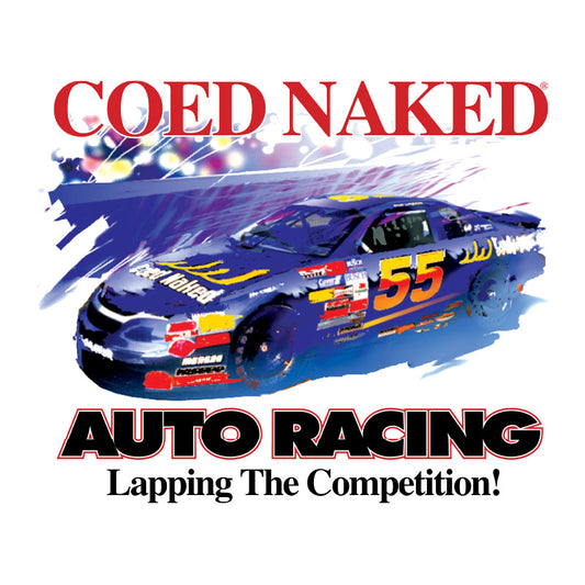 Coed Naked Auto Racing T-Shirt