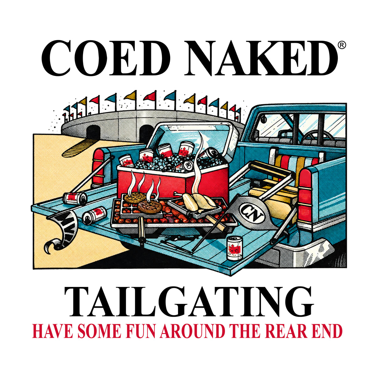 Coed Naked Tailgating Vintage T-Shirt