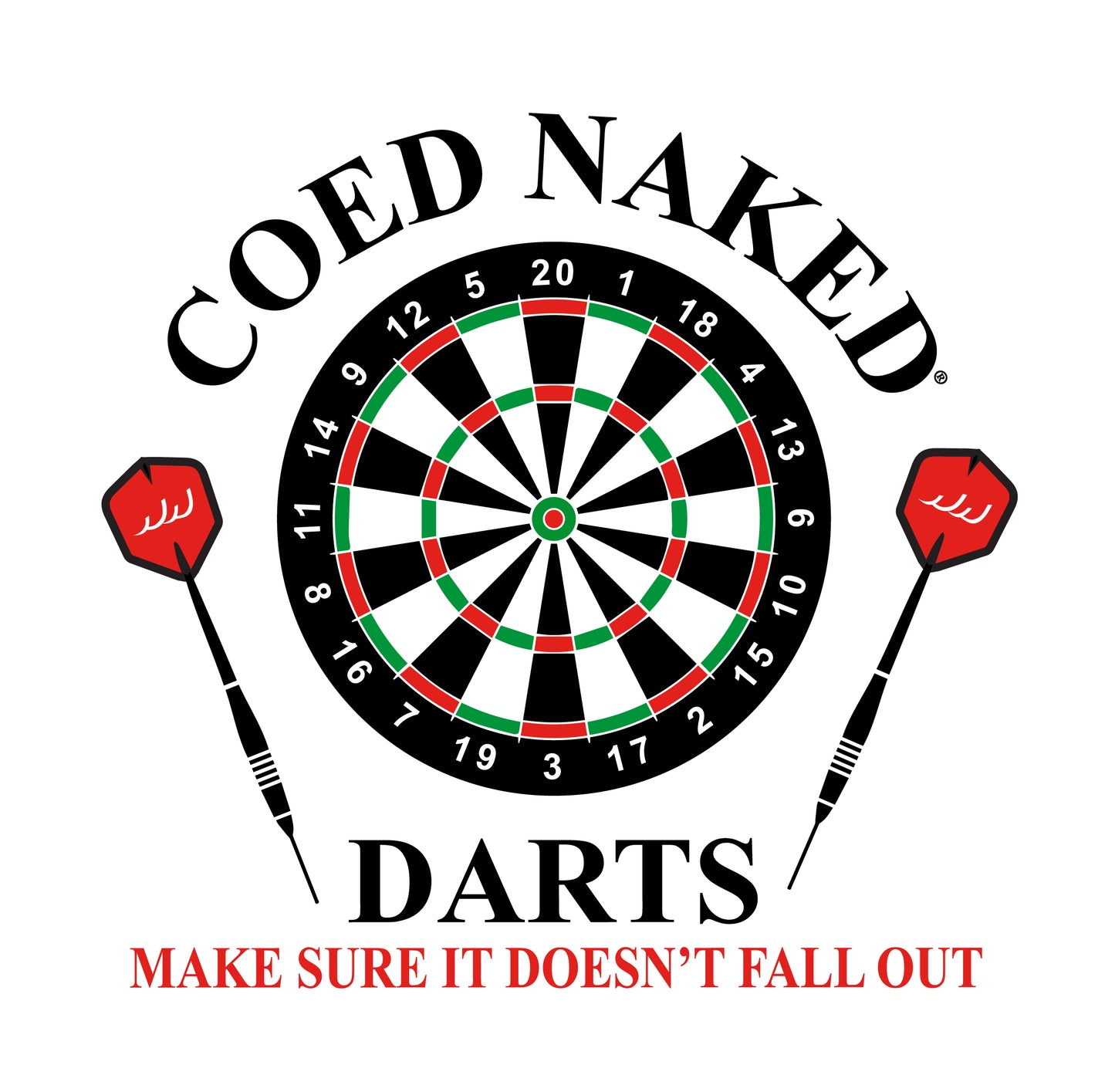 Coed Naked Darts T-Shirt