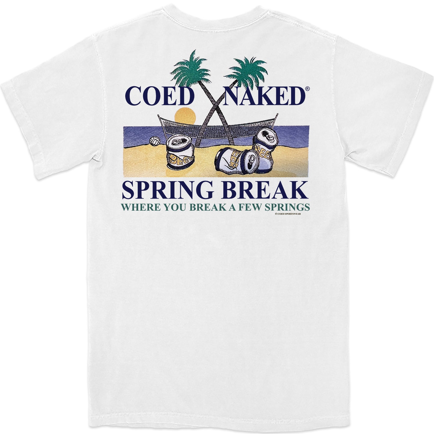 Coed Naked Spring Break Vintage T-Shirt