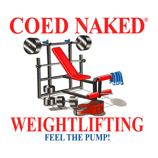 Coed Naked Weightlifting Vintage T-Shirt