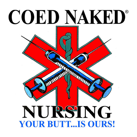 Coed Naked Nursing Vintage T-Shirt