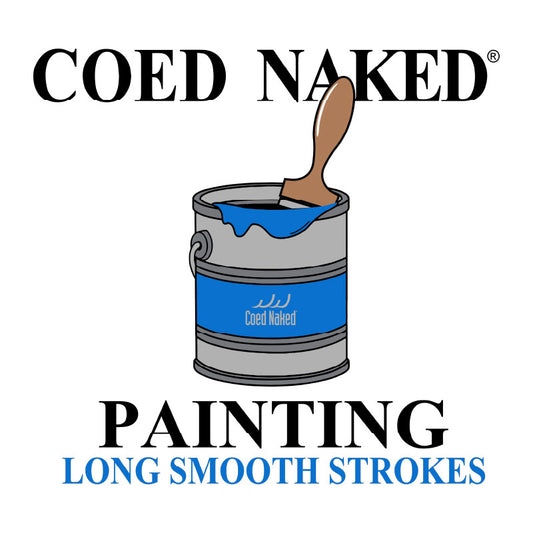 Coed Naked Painting T-Shirt
