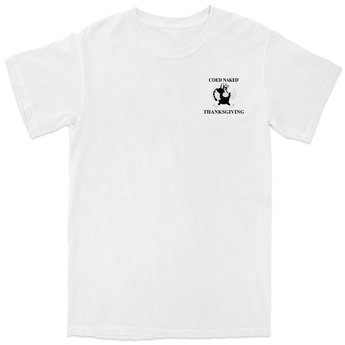 Coed Naked Thanksgiving T-Shirt