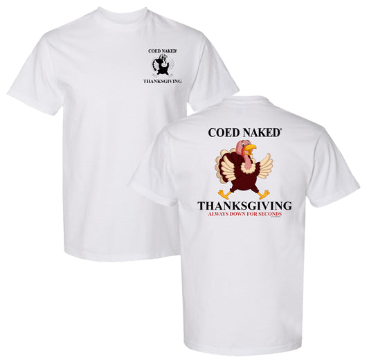 Coed Naked Thanksgiving T-Shirt