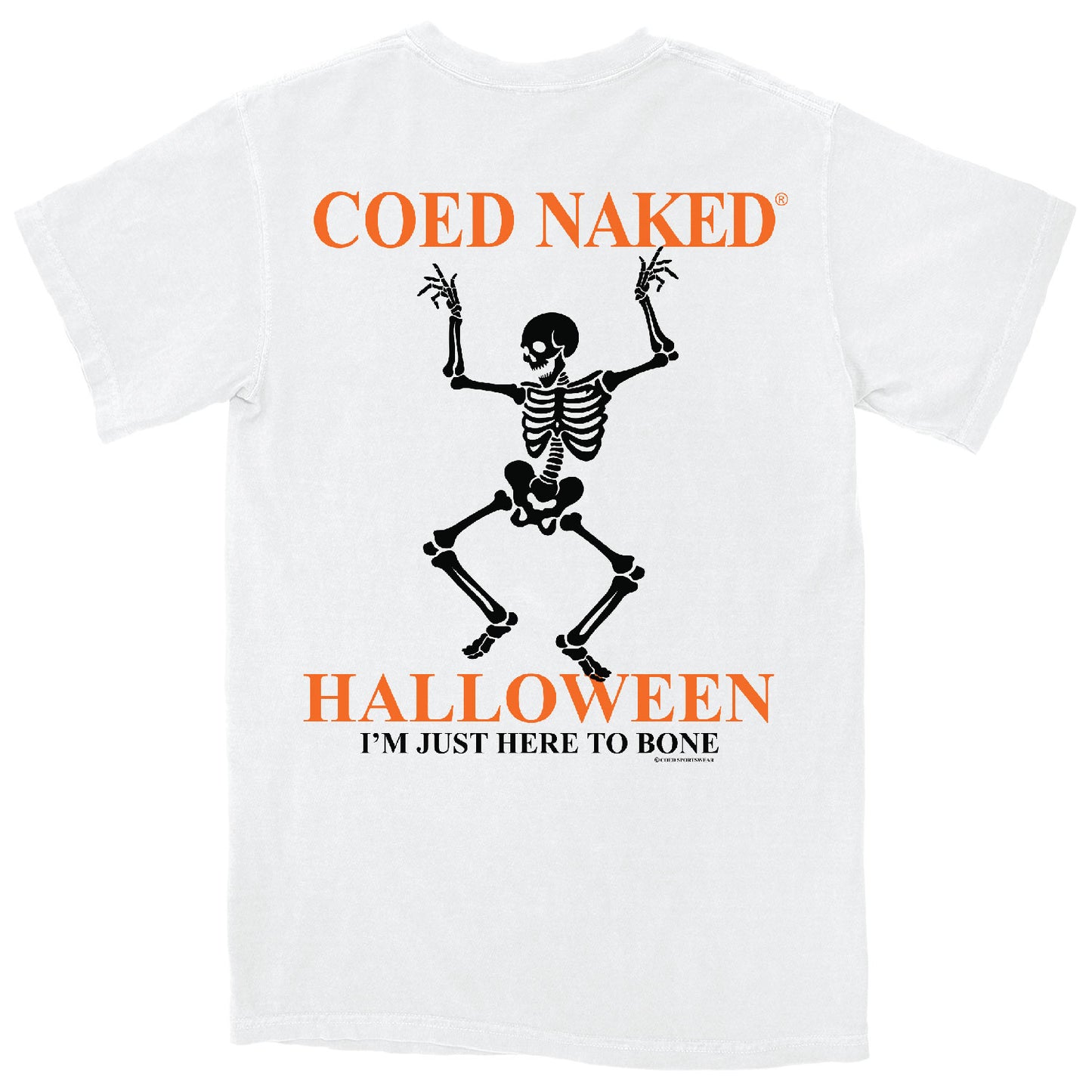 Coed Naked Halloween T-Shirt