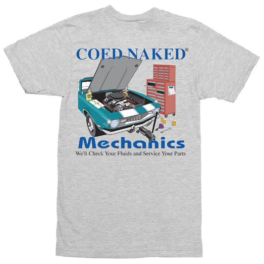 Coed Naked Mechanics Vintage T-Shirt
