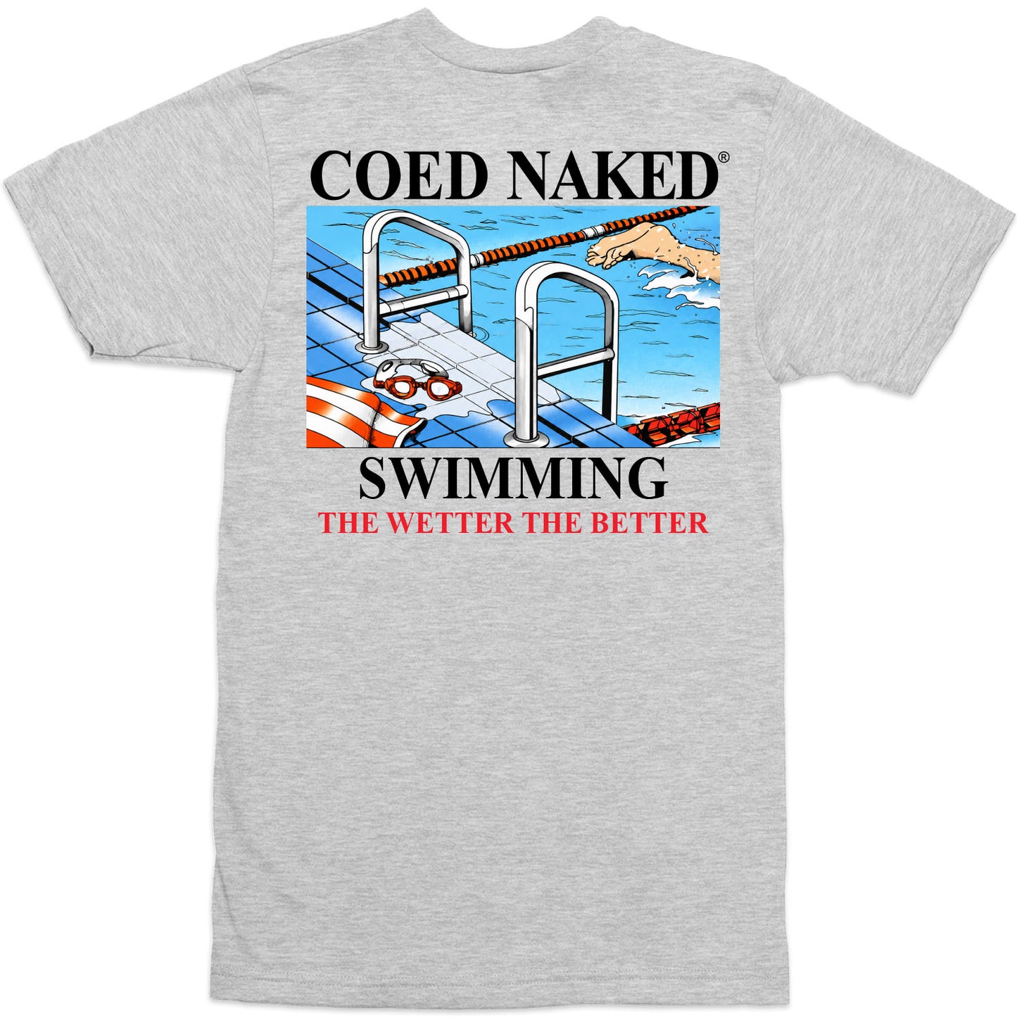 Coed Naked Swimming Vintage T-Shirt
