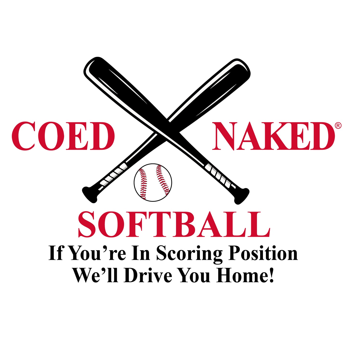 Coed Naked Softball T-Shirt